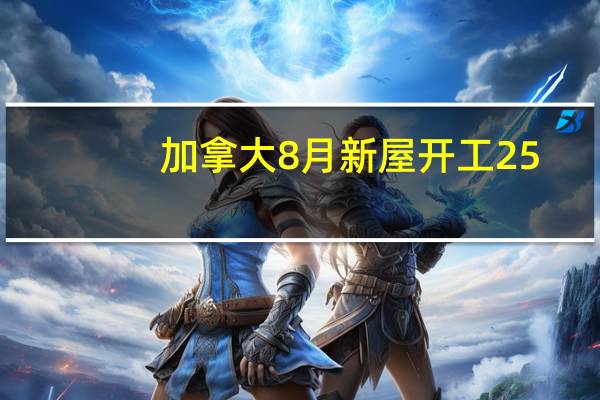 加拿大8月新屋开工 25.2787万户预期24.53万户前值25.5万户