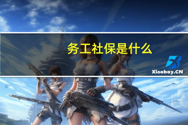 务工社保是什么