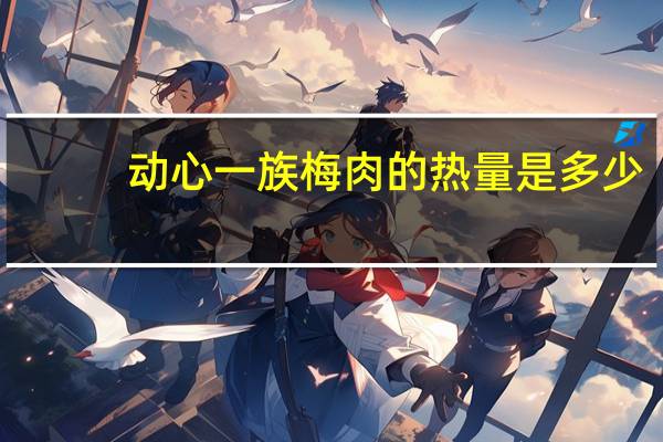 动心一族 梅肉的热量是多少