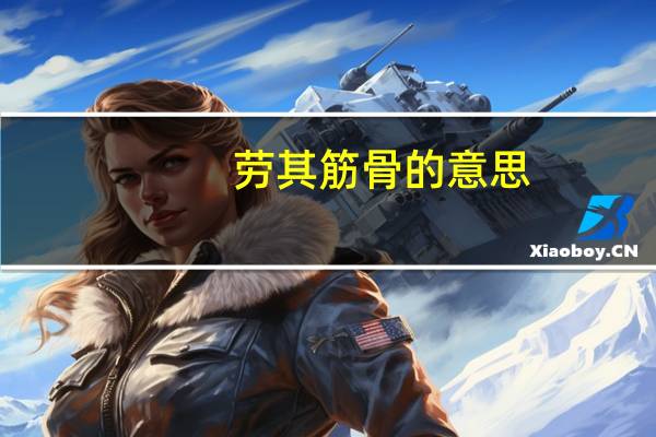 劳其筋骨的意思