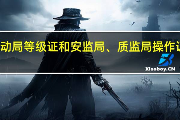劳动局等级证和安监局、质监局操作证的区别