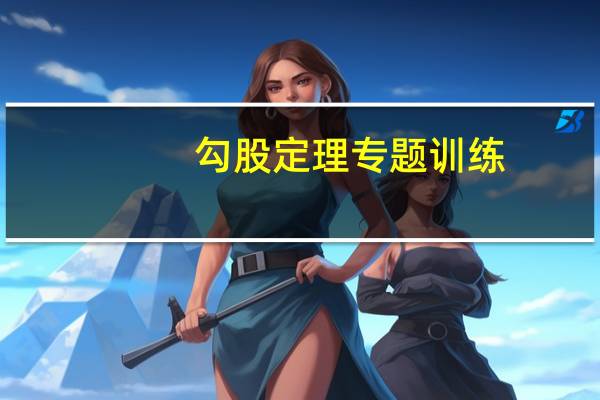 勾股定理专题训练（勾股定理练习题）