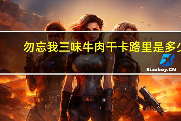 勿忘我 三味牛肉干卡路里是多少