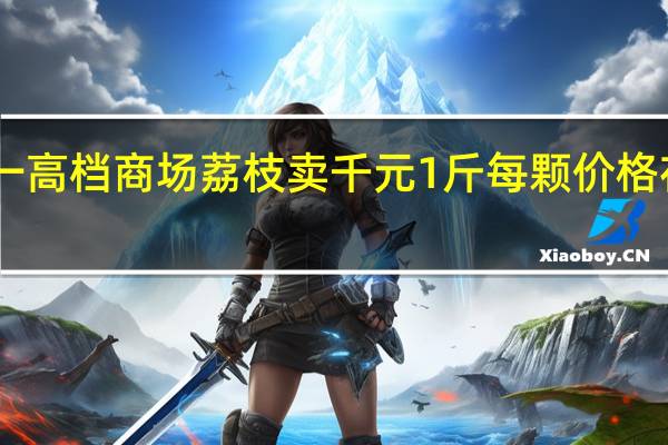 北京一高档商场荔枝卖千元1斤 每颗价格在60元左右