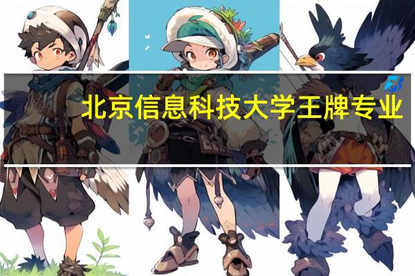 北京信息科技大学王牌专业