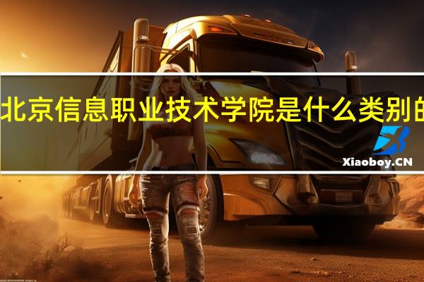 北京信息职业技术学院是什么类别的学校