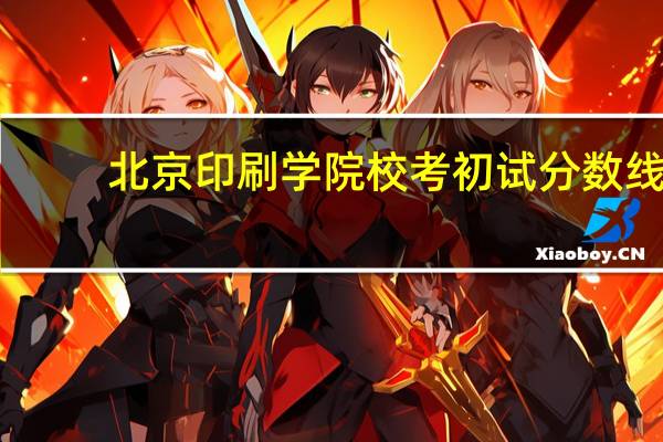 北京印刷学院校考初试分数线