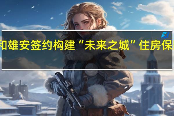 北京和雄安签约构建“未来之城”住房保障服务体系