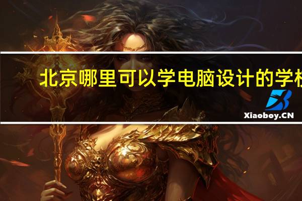 北京哪里可以学电脑设计的学校