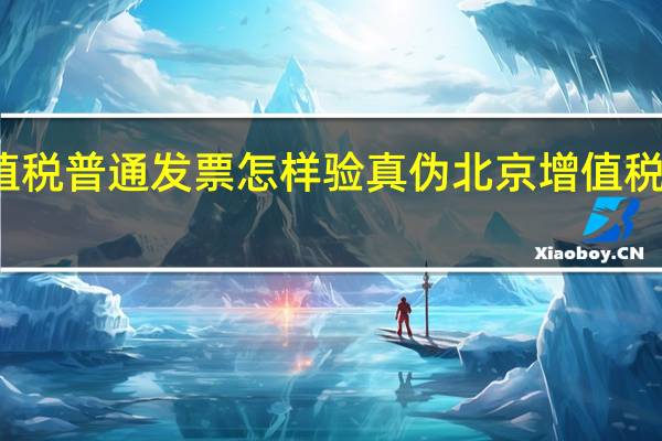北京增值税普通发票怎样验真伪 北京增值税普票真伪查询