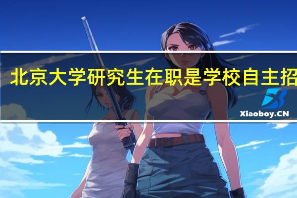 北京大学研究生在职是学校自主招生吗