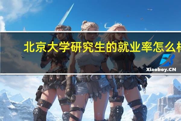 北京大学研究生的就业率怎么样