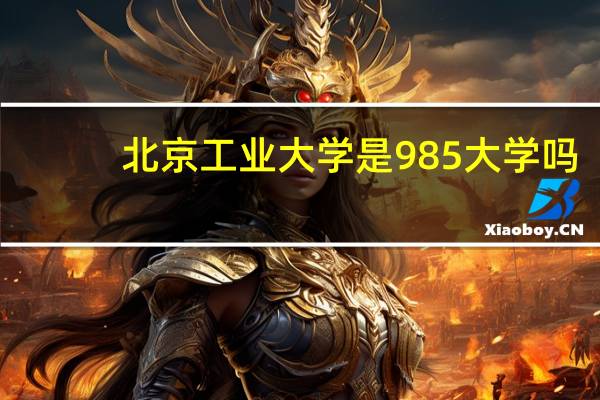 北京工业大学是985大学吗