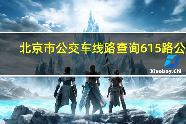 北京市公交车线路查询615路公交（北京市公交车线路查询）