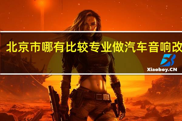 北京市哪有比较专业做汽车音响改装的