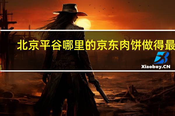北京平谷哪里的京东肉饼做得最好