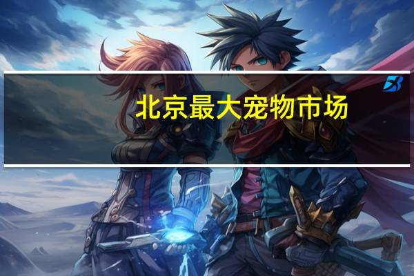 北京最大宠物市场