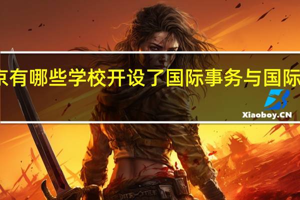 北京有哪些学校开设了国际事务与国际关系专业