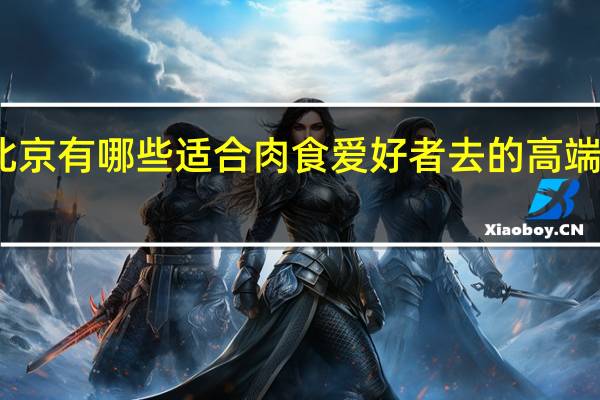 北京有哪些适合肉食爱好者去的高端牛排店