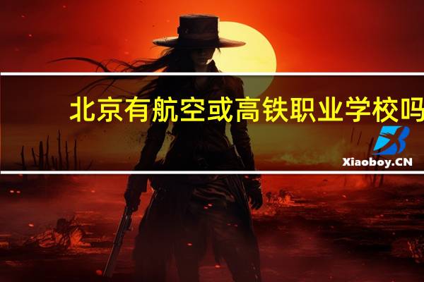 北京有航空或高铁职业学校吗