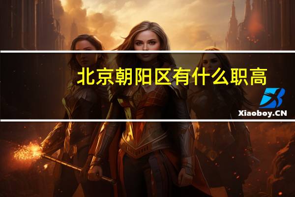 北京朝阳区有什么职高