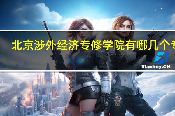 北京涉外经济专修学院有哪几个专业