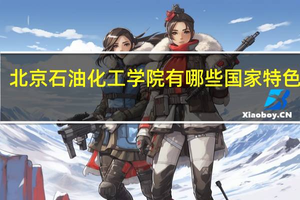北京石油化工学院有哪些国家特色专业