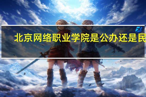 北京网络职业学院是公办还是民办