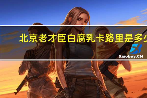 北京老才臣白腐乳卡路里是多少