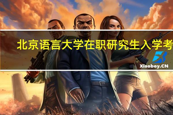 北京语言大学在职研究生入学考试