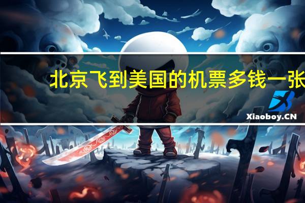 北京飞到美国的机票多钱一张。大约估计多少