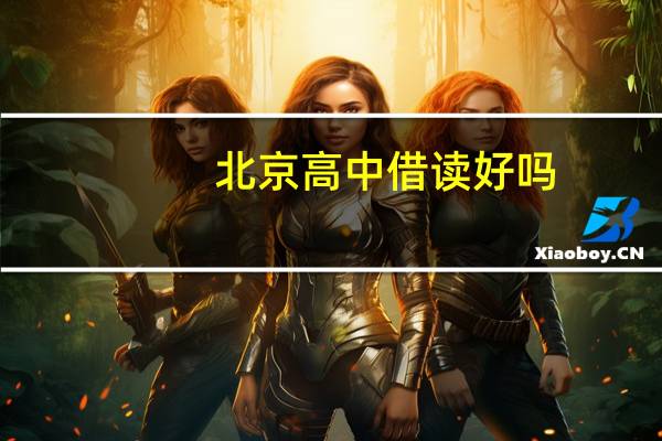 北京高中借读好吗