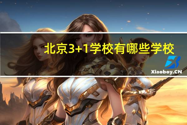 北京3+1学校有哪些学校