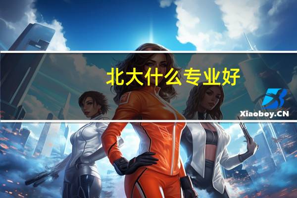 北大什么专业好