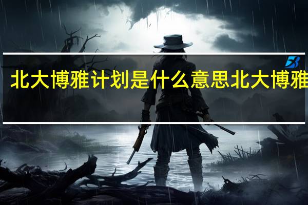 北大博雅计划是什么意思北大博雅计划