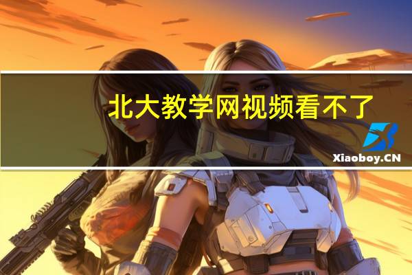 北大教学网视频看不了（北大教学网）