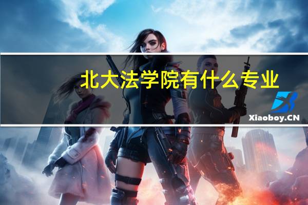 北大法学院有什么专业