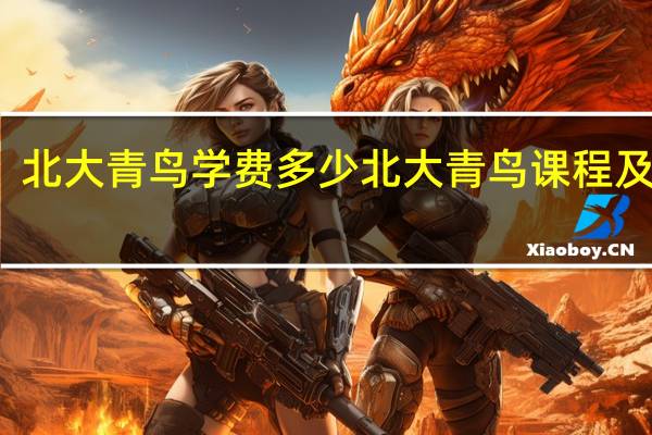 北大青鸟学费多少 北大青鸟课程及学费
