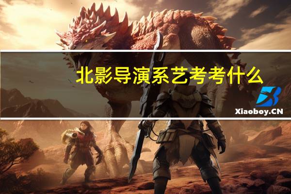 北影导演系艺考考什么
