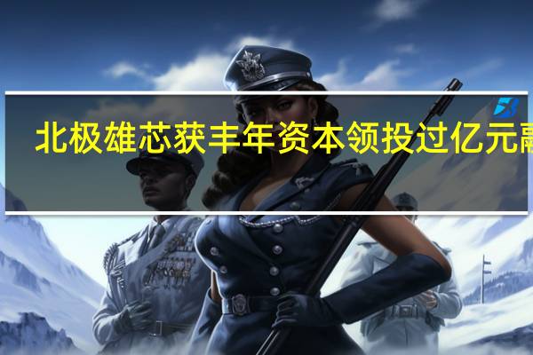 北极雄芯获丰年资本领投过亿元融资