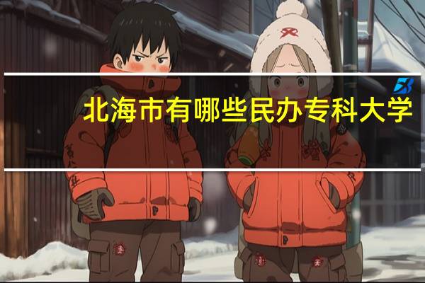北海市有哪些民办专科大学