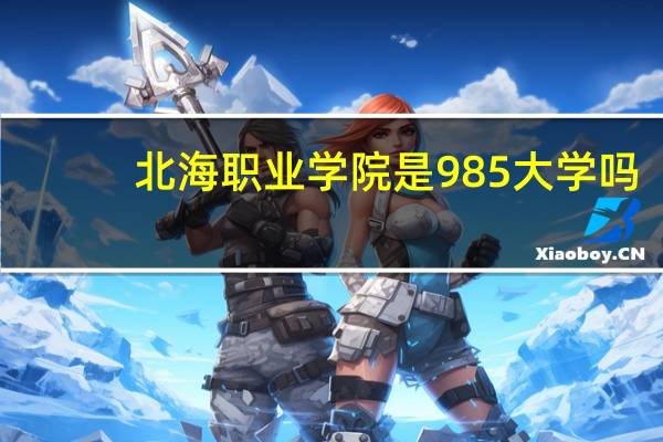 北海职业学院是985大学吗