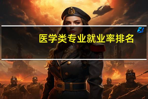 医学类专业就业率排名