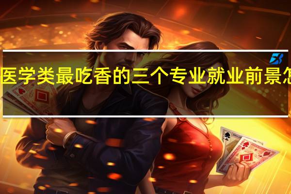 医学类最吃香的三个专业 就业前景怎么样