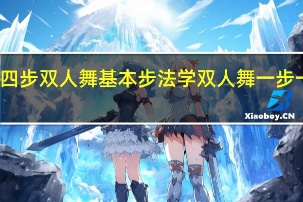 十四步双人舞基本步法 学双人舞一步一步教学