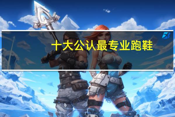 十大公认最专业跑鞋