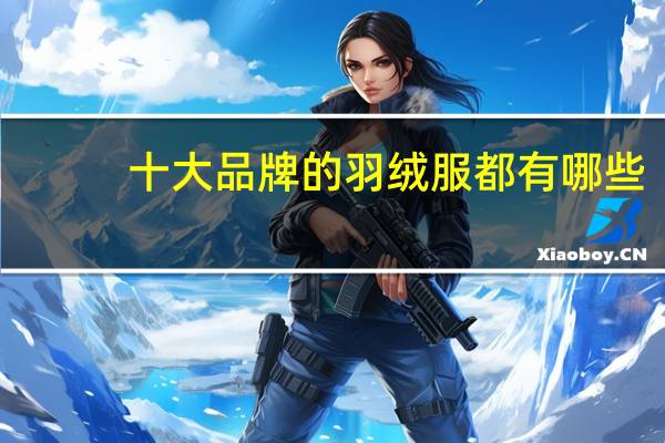十大品牌的羽绒服都有哪些