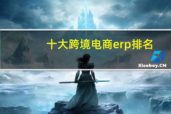 十大跨境电商erp排名
