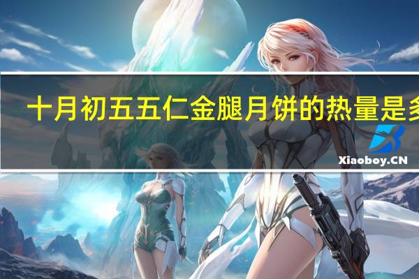 十月初五五仁金腿月饼的热量是多少