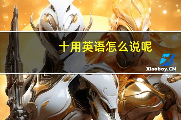 十用英语怎么说呢